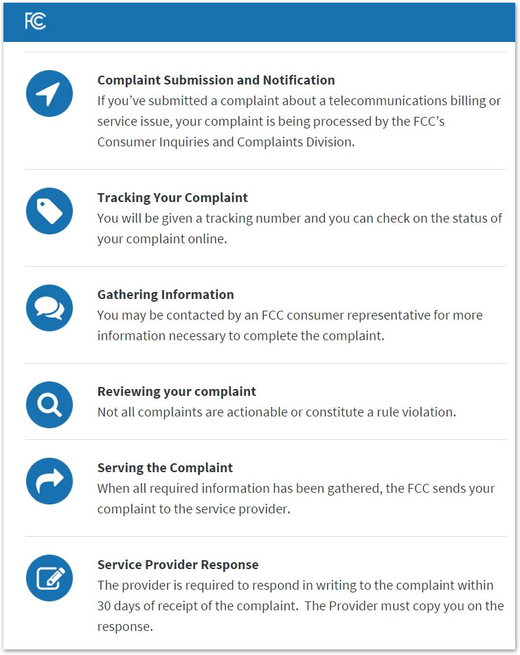 FCC Complaint Workflow