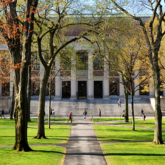 the Harvard University campus