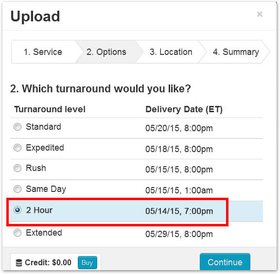 2-hour video transcription service