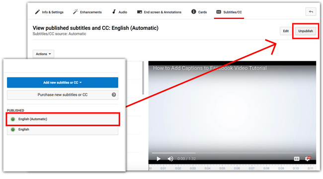 How to Replace or Hide Automatic Captions