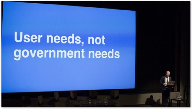 DTO kickoff presentation slides: user needs, not government needs