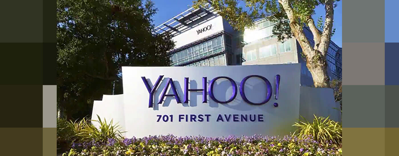 Yahoo headquarters sign