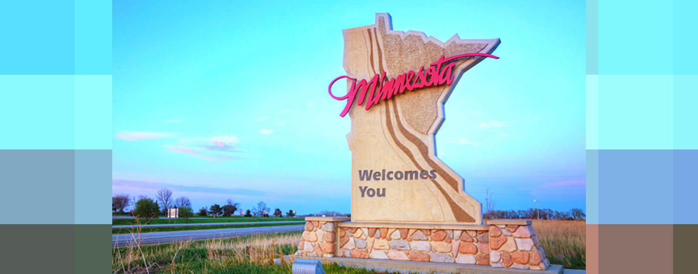 Minnesota welcomes you sign