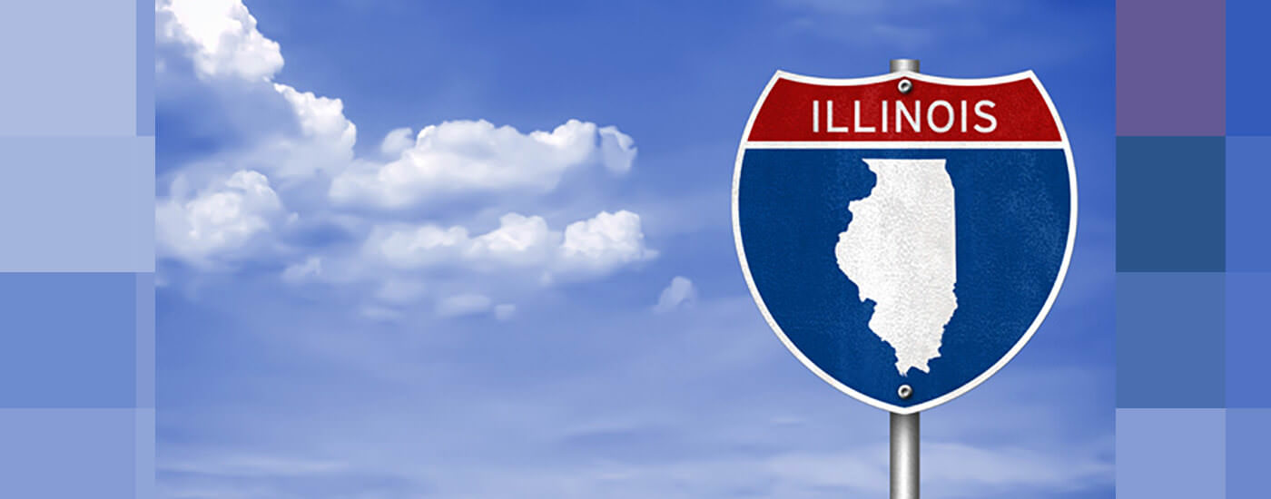 Illinois road sign