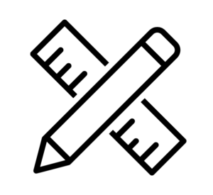 pencil and ruler icon