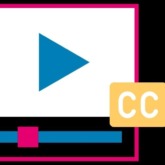 video editing software with CC icon