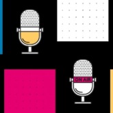 Pattern of podcast microphones