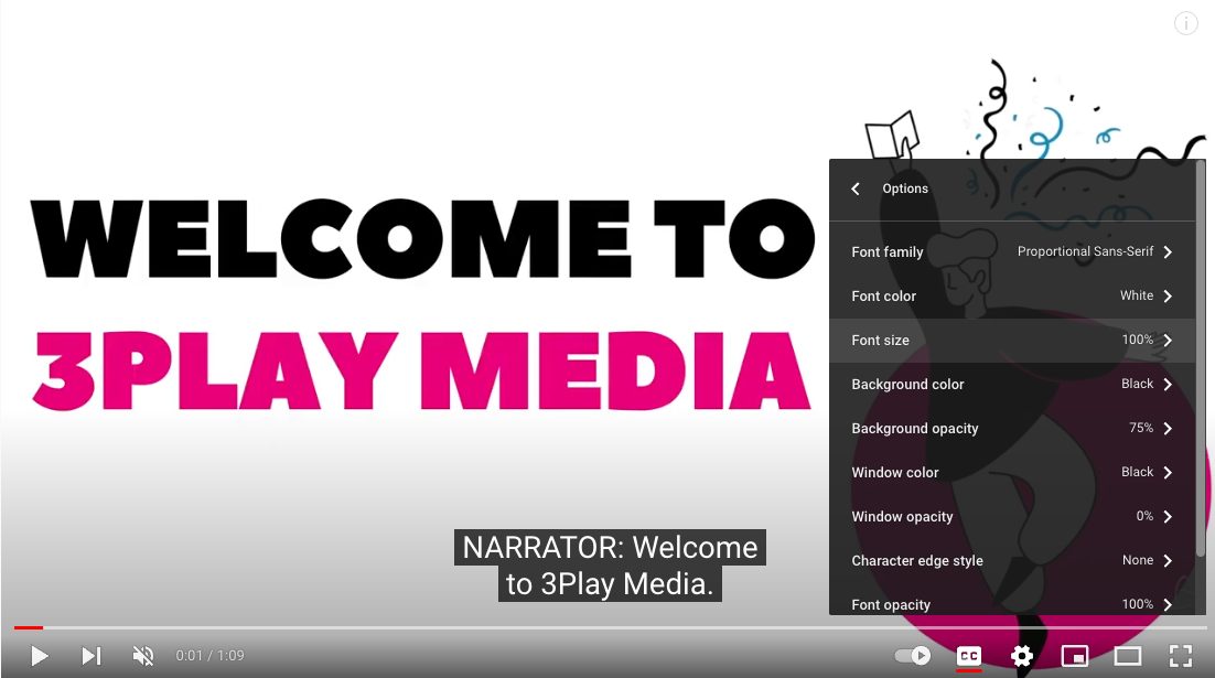 How To Make Closed Captions Bigger On Youtube