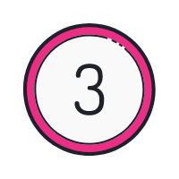 number three icon