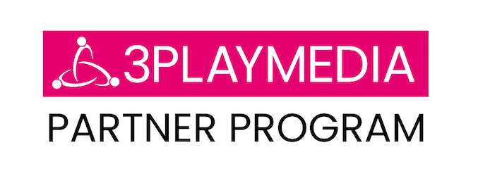 3Play Media Partner Program logo shorter