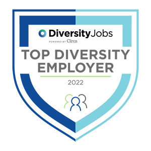 Top diversity employer badge from Diversity Jobs