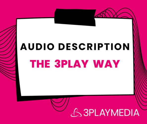 The 3Play Way: Audio Description image