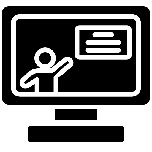 computer screen with a person pointing to code