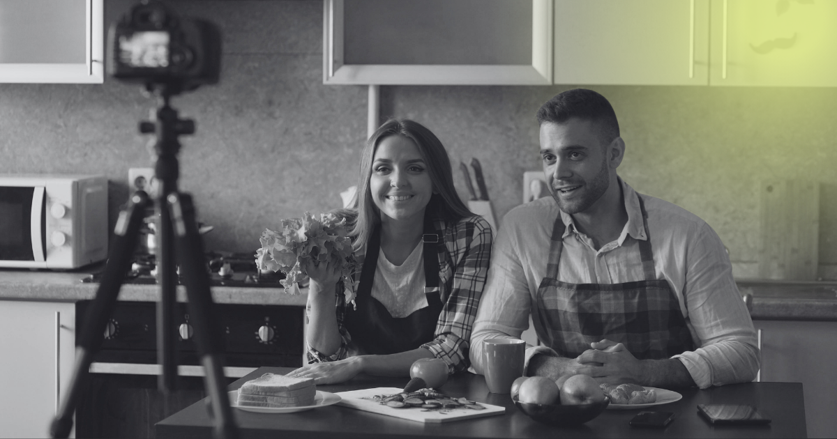 YouTube creators shooting video