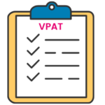 Checklist with VPAT written on top