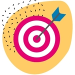 Icon of an arrow in the bullseye of the target