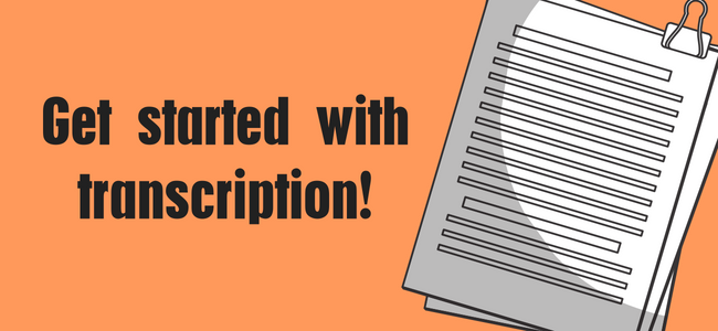 get started with transcription
