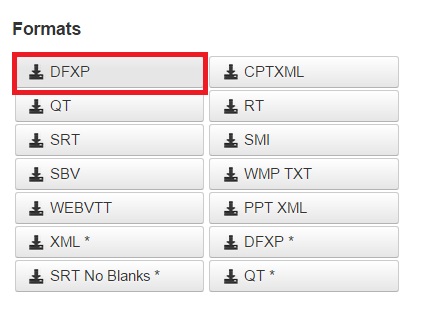 Select the DFPX format and save it to your computer