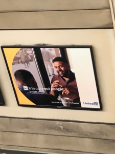 LinkedIn #InItTogether advertisement with Aaron Pagan