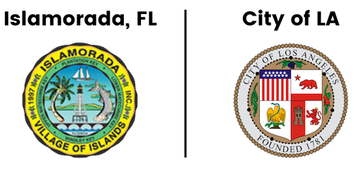 Islamorada, FL and City of Los Angeles