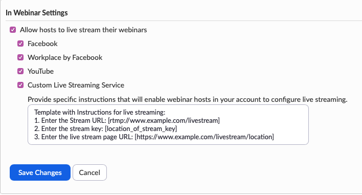 webinar settings in zoom