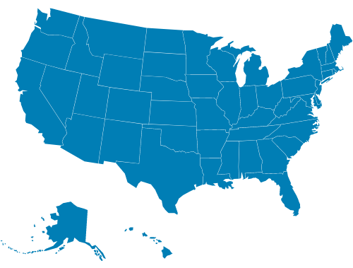 US map