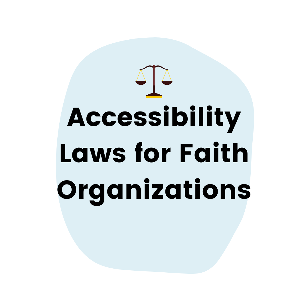 accessibility laws for faith organizations
