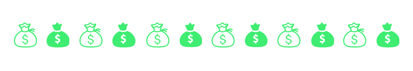 money bags icons