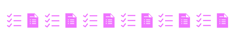 checklist and note icons