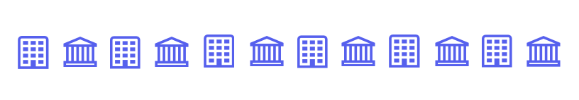 business and college building icons