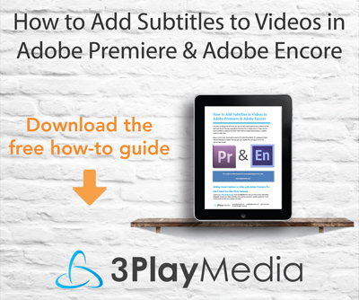 How to Add Subtitles to Videos in Adobe Premiere and Adobe Encore. Download the free how-to guide