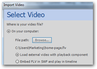 Adding closed captions or subtitles Adobe Flash CS5.5