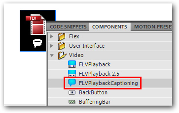 Adding closed captions or subtitles Adobe Flash CS5.5