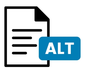 Abbreviation ALT hovers over a file icon