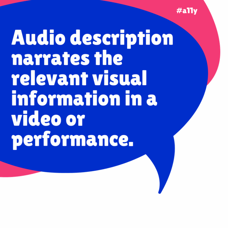 The Ultimate Guide to Audio Description 3Play Media