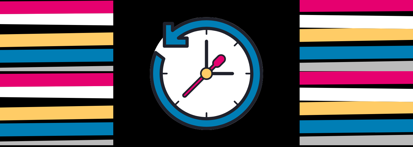 Cartoon clock icon