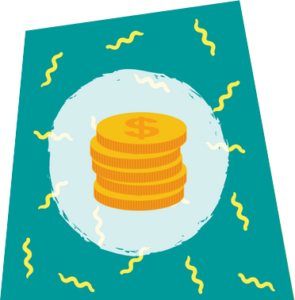 stack of coins