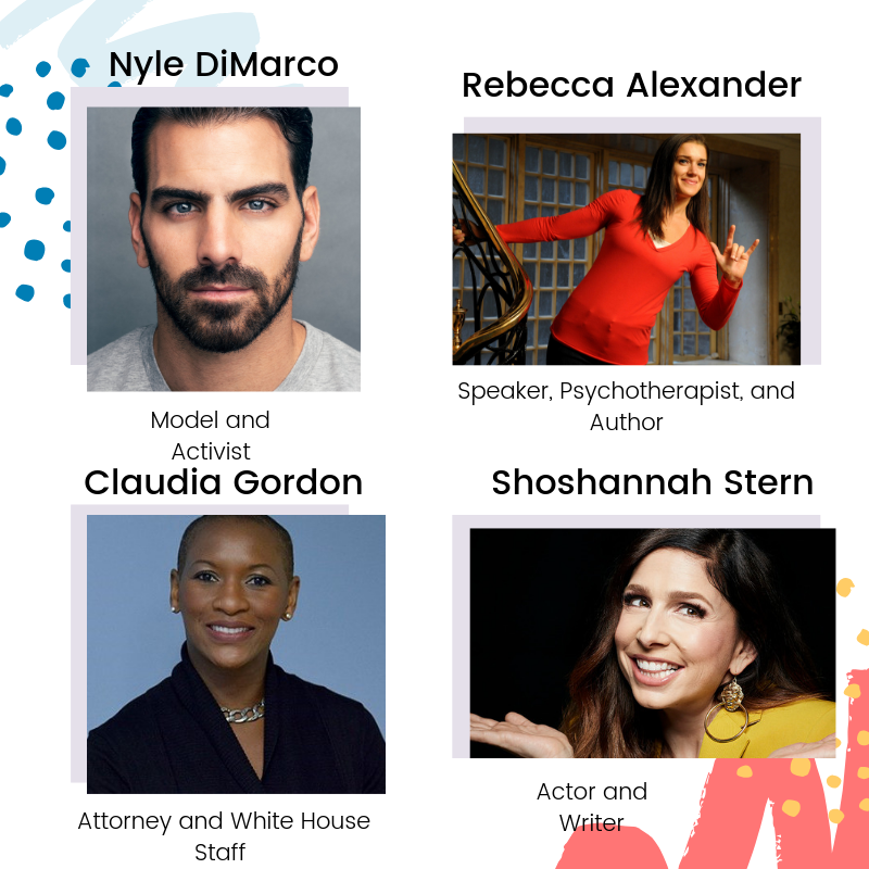 Nyle DiMarco, Claudia Gordon, Rebecca Alexander, and Shoshannah Stern