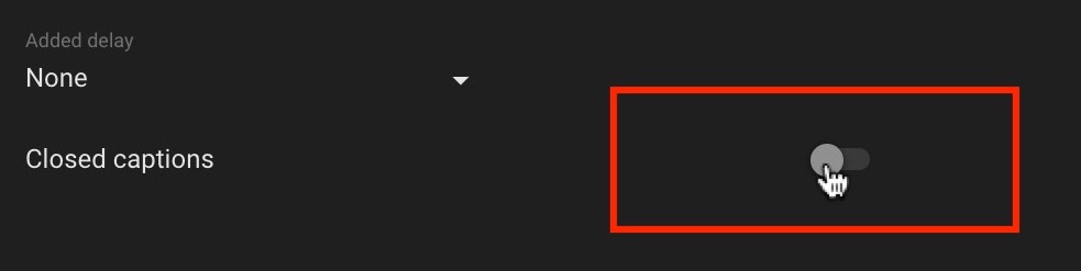 enable closed captions in YouTube Studio