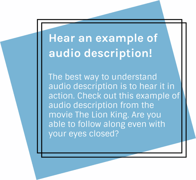 The Ultimate Guide to Audio Description 3Play Media