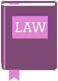 book that says law on the front cover
