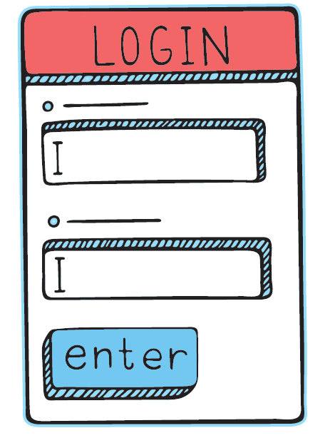 login form