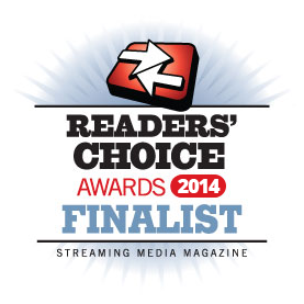 Logo: Streaming Media Readers' Choice Awards 2014 Finalist