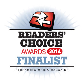 Logo: Streaming Media Readers' Choice Awards 2014 Finalist