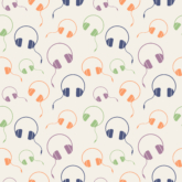 pattern of headphones