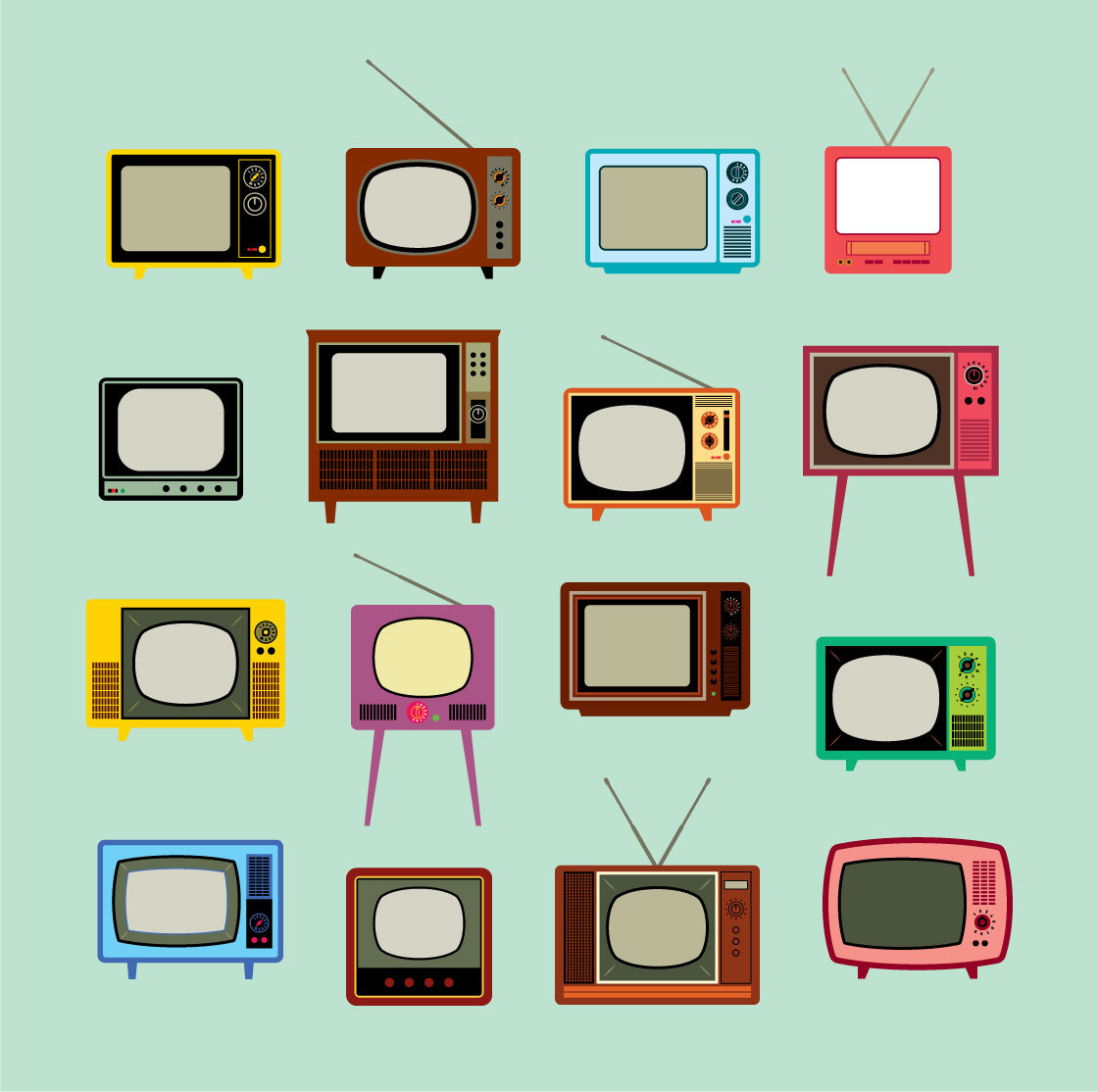 vintage televisions