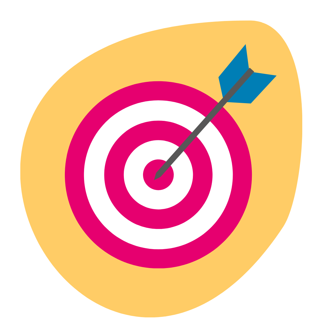 Icon of an arrow in the bullseye of the target