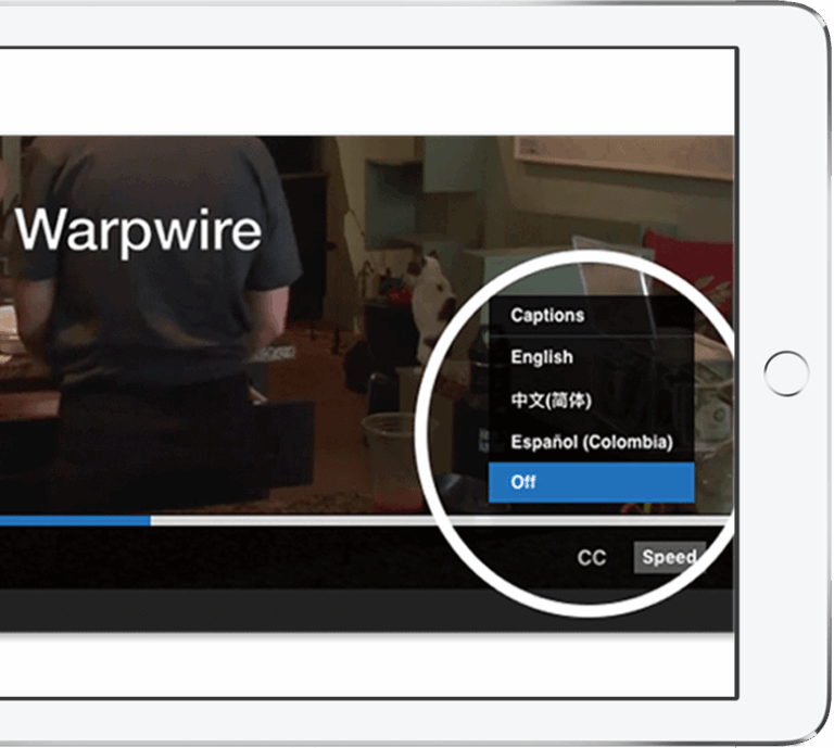 Warpwire Closed Captioning Integration With 3Play Media