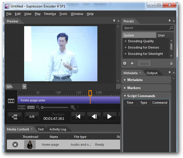 Adding closed captions or subtitles to WMV (windows media) or silverlight